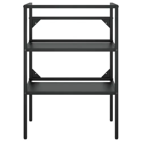 Okvir za kupaonski Lavabo - Umivaonik crni 59 x 38 x 83 cm željezni - Crna 59 x 38 x 83 cm Cijena