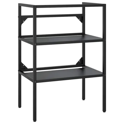 Okvir za kupaonski Lavabo - Umivaonik crni 59 x 38 x 83 cm željezni - Crna 59 x 38 x 83 cm Cijena
