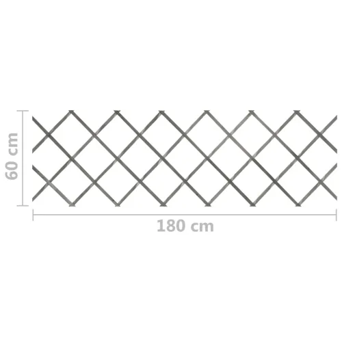 Rešetkaste ograde 5 kom sive od masivne jelovine 180 x 60 cm - Siva 180 x 60 cm Cijena