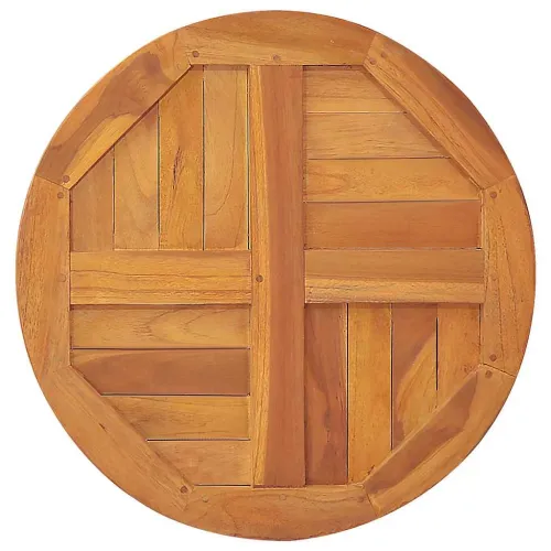 Stolna ploča od masivne tikovine okrugla 2,5 cm 50 cm - 50 x 50 cm Okruglo Cijena