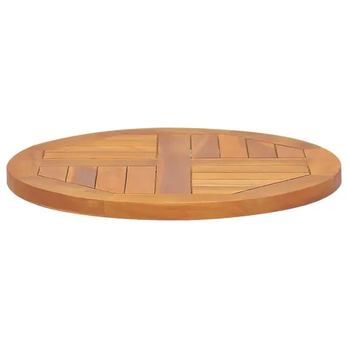 Stolna ploča od masivne tikovine okrugla 2,5 cm 50 cm - 50 x 50 cm Okruglo Cijena