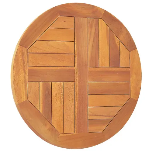 Stolna ploča od masivne tikovine okrugla 2,5 cm 50 cm - 50 x 50 cm Okruglo Cijena