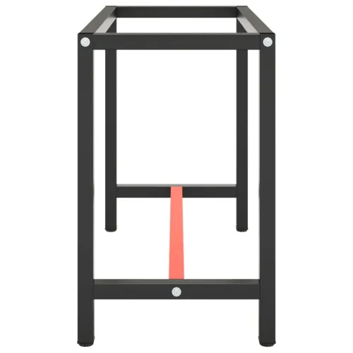 Okvir za radni stol mat crni i mat crveni 110x50x79 cm metalni - 110 x 50 x 79 cm s 1 šipkom Cijena
