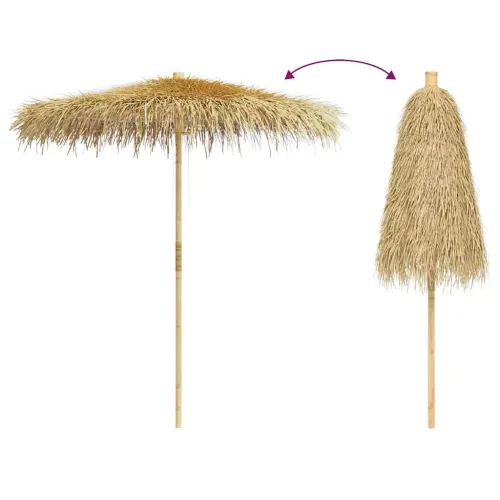 Suncobran od bambusa s krovom od lišća banane 210 cm - 210 cm Cijena