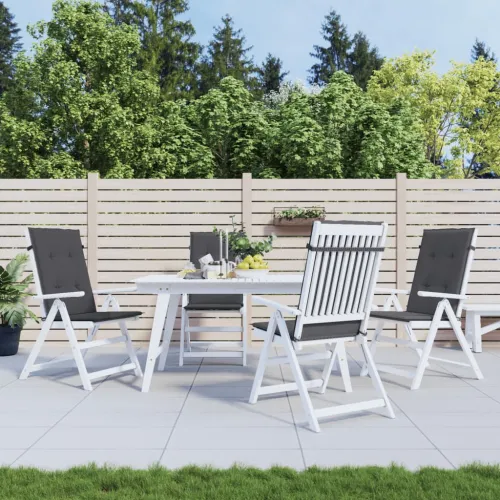Jastuci za vrtne stolice 4 kom antracit 120x50x3 cm od tkanine - Antracit 120 x 50 x 3 cm 4 Cijena