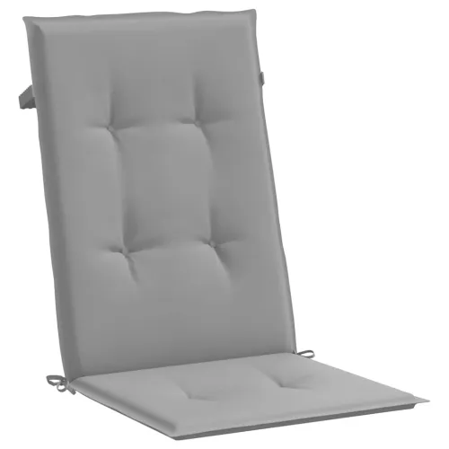 Jastuci za vrtne stolice 2 kom sivi 120 x 50 x 3 cm od tkanine - Siva 120 x 50 x 3 cm 2 Cijena