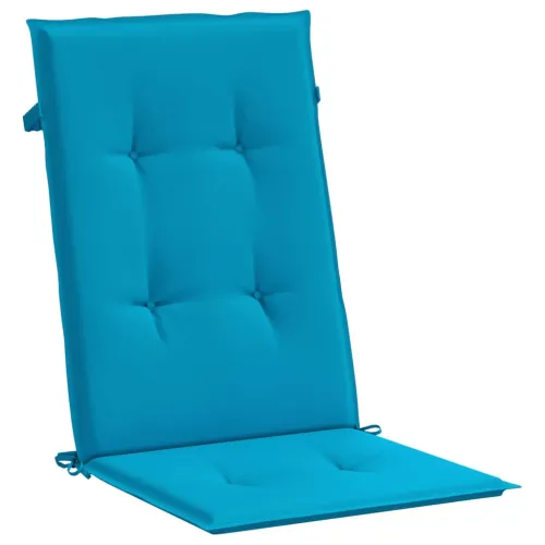 Jastuci za vrtne stolice 2 kom plavi 120 x 50 x 3 cm od tkanine - Plava 120 x 50 x 3 cm 2 Cijena