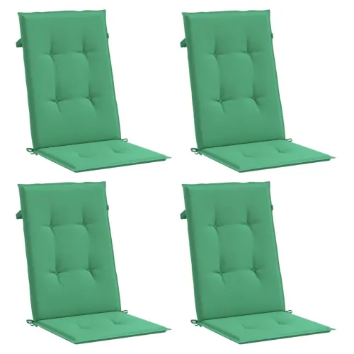 Jastuci za vrtne stolice 4 kom zeleni 120x50x3 cm od tkanine - Zelena 120 x 50 x 3 cm 4 Cijena