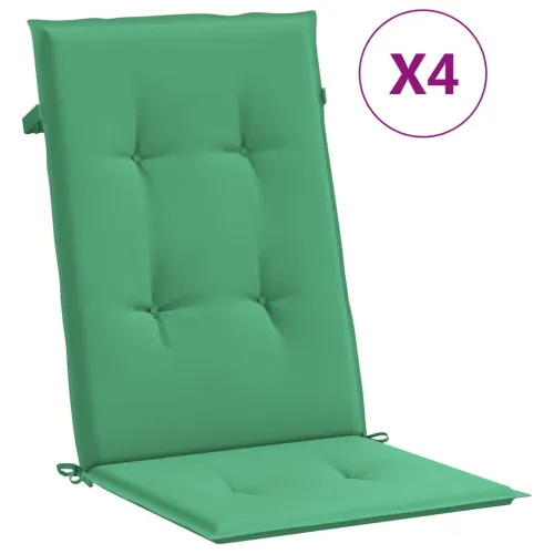 Jastuci za vrtne stolice 4 kom zeleni 120x50x3 cm od tkanine - Zelena 120 x 50 x 3 cm 4 Cijena