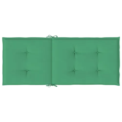 Jastuci za vrtne stolice 4 kom zeleni 120x50x3 cm od tkanine - Zelena 120 x 50 x 3 cm 4 Cijena