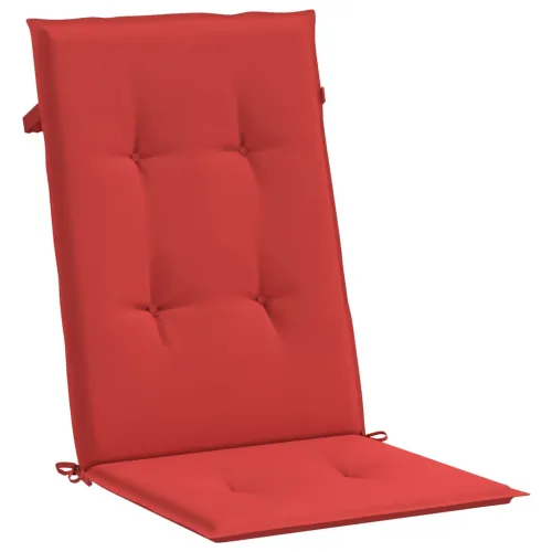 Jastuci za vrtne stolice 4 kom crveni 120x50x3 cm od tkanine - Crvena 120 x 50 x 3 cm 4 Cijena