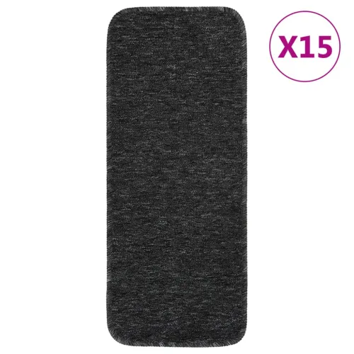 Protuklizni otirači za stepenice 15 kom 60 x 25 cm antracit - Antracit 60 x 25 cm Cijena