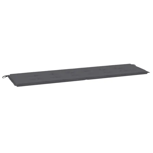 Jastuk za vrtnu klupu antracit 180 x 50 x 3 cm tkanina Oxford - Antracit 180 x 50 x 3 cm Cijena