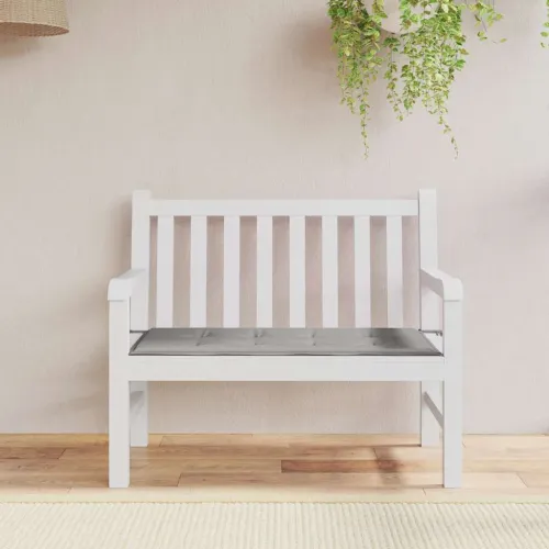 Jastuk za vrtnu klupu sivi 120x50x3 cm od tkanine Oxford - Siva 120 x 50 x 3 cm 1 Cijena