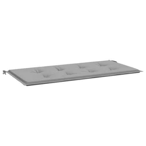 Jastuk za vrtnu klupu sivi 120x50x3 cm od tkanine Oxford - Siva 120 x 50 x 3 cm 1 Cijena