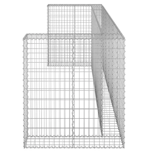 Gabionski zid za kante od pocinčanog čelika 325 x 100 x 110 cm - 325 x 100 x 110 cm Cijena