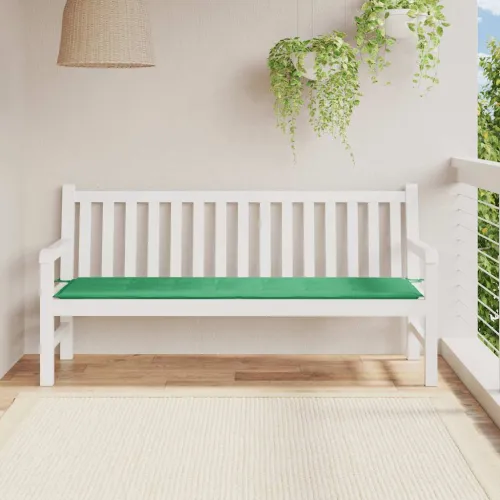 Jastuk za vrtnu klupu zeleni 180 x 50 x 3 cm od tkanine Oxford - Zelena 180 x 50 x 3 cm Cijena