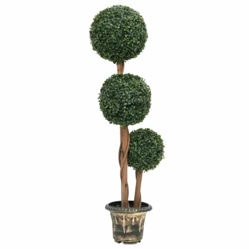 Umjetni šimšir u obliku kugle s posudom zeleni 119 cm - 25 x 119 cm Cijena