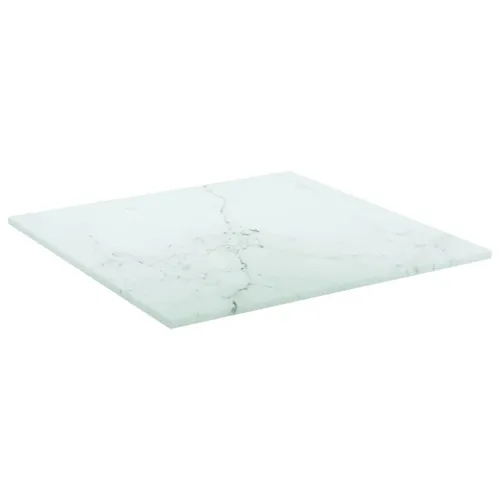 Stolna ploča bijela 30x30 cm 6 mm staklena s mramornim uzorkom - Bijela 30 x 30 cm Cijena
