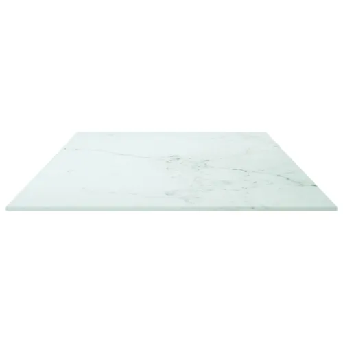 Stolna ploča bijela 100x50 cm 6 mm staklena s mramornim uzorkom - Bijela 100 x 50 cm Cijena