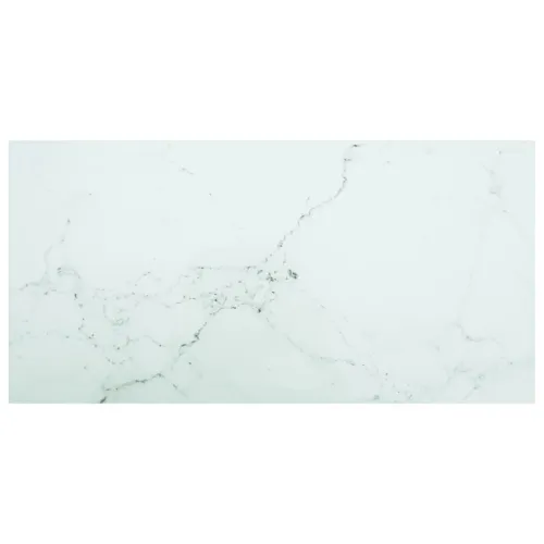 Stolna ploča bijela 100x50 cm 6 mm staklena s mramornim uzorkom - Bijela 100 x 50 cm Cijena