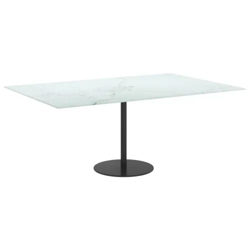 Stolna ploča bijela 100x62 cm 8 mm staklena s mramornim uzorkom - Bijela 100 x 62 cm Cijena