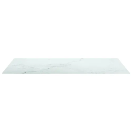 Stolna ploča bijela 100x62 cm 8 mm staklena s mramornim uzorkom - Bijela 100 x 62 cm Cijena