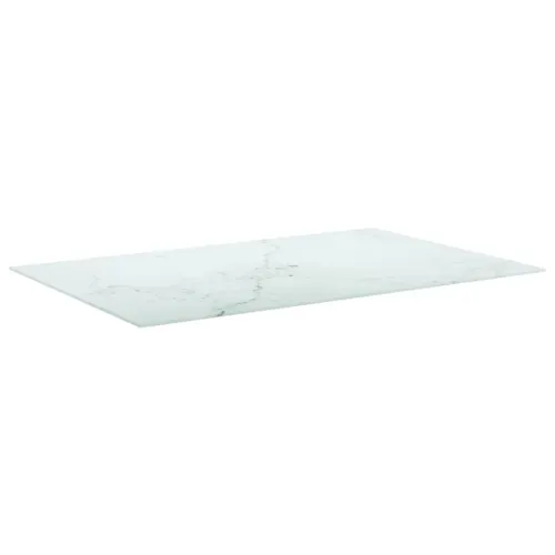 Stolna ploča bijela 100x62 cm 8 mm staklena s mramornim uzorkom - Bijela 100 x 62 cm Cijena
