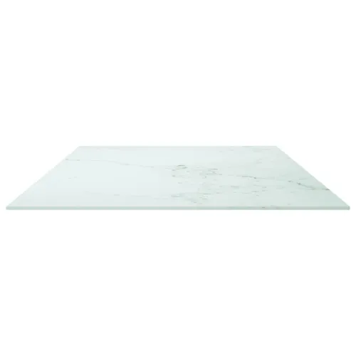 Stolna ploča bijela 120x65 cm 8 mm staklena s mramornim uzorkom - Bijela 120 x 65 cm Cijena
