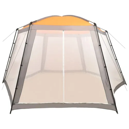 Šator za bazen od tkanine 590 x 520 x 250 cm sivi - Siva 590 x 520 x 250 cm Cijena