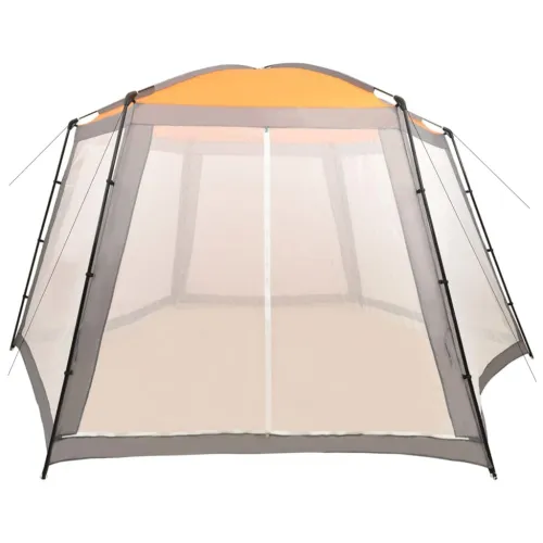 Šator za bazen od tkanine 660 x 580 x 250 cm sivi - Siva 660 x 580 x 250 cm Cijena