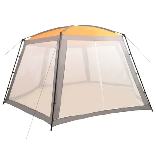 Šator za bazen od tkanine 660 x 580 x 250 cm sivi - Siva 660 x 580 x 250 cm Cijena