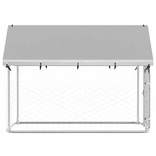 Vanjski kavez za pse s krovom 200 x 100 x 150 cm - 200 x 100 x 150 cm Cijena