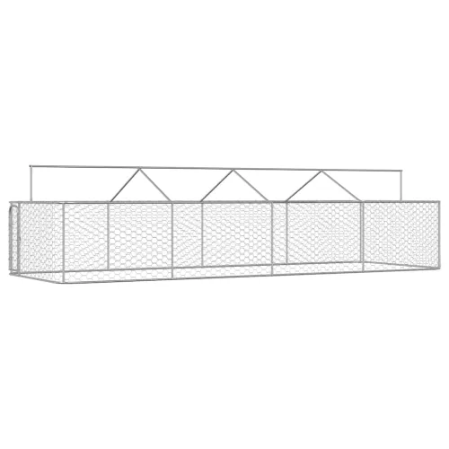 Vanjski kavez za pse s krovom 600 x 200 x 150 cm - 600 x 200 x 150 cm Cijena