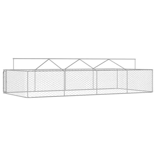 Vanjski kavez za pse s krovom 600 x 300 x 150 cm - 600 x 300 x 150 cm Cijena