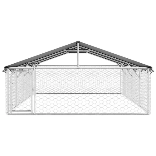 Vanjski kavez za pse s krovom 600 x 300 x 150 cm - 600 x 300 x 150 cm Cijena