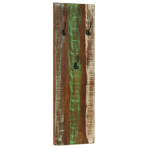 Zidne vješalice za kapute 2 kom 36x3x110 cm od obnovljenog drva - 1 masivno obnovljeno drvo Cijena