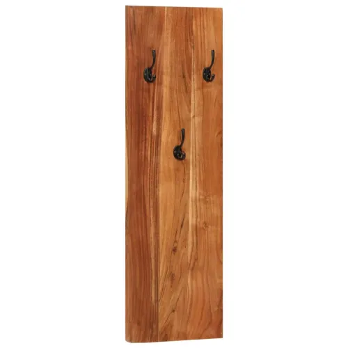 Zidne vješalice za kapute 2 kom 36x3x110 cm od bagremovog drva - 1 Masivno bagremovo drvo Cijena