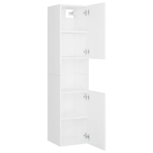 Set kupaonskog namještaja od iverice bijeli - Bijela 41 x 38.5 x 46 cm 1 1 Cijena