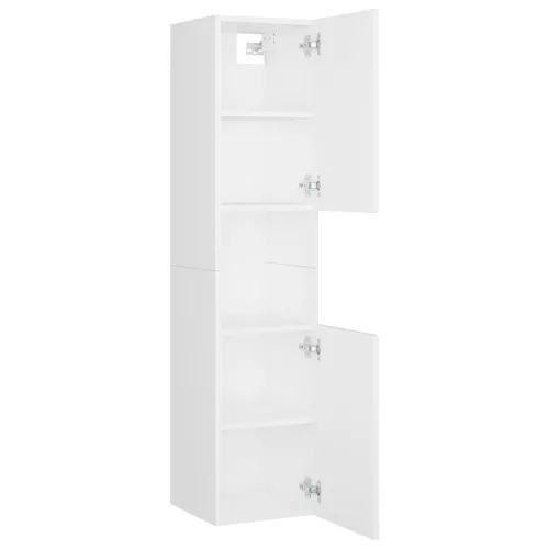 Set kupaonskog namještaja od iverice bijeli - Bijela 41 x 38.5 x 46 cm 1 4 Cijena