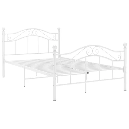 Okvir za krevet bijeli metalni 120 x 200 cm - Bijela 120 x 200 cm Cijena