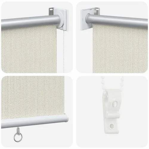 Vanjska rolo zavjesa 205 (Š) x 140 (V) cm krem boje - Krema 200 x 140 cm Cijena