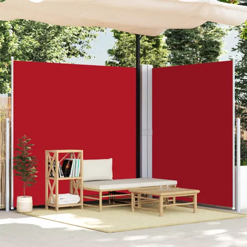Uvlačiva bočna tenda crvena 200 x 600 cm - Crvena 200 x 600 cm Cijena