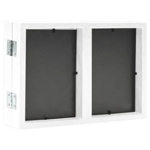 Trodijelni okvir za fotografije bijeli 28x18 cm + 2x (13x18 cm) - Bijela 28 x 18 cm Cijena