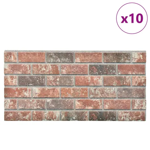 Zidne panele 10 kom. 100 x 50 cm Tamno Smeđa i Siva EPS pjena - tamno smeđe i sive boje Cijena