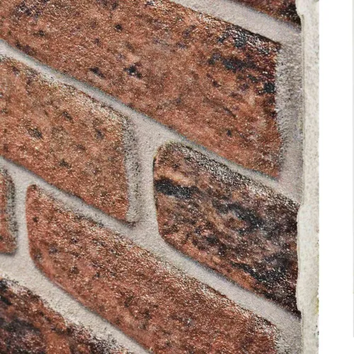 Zidne panele 10 kom. 100 x 50 cm Smeđi cigla EPS pjena - brown brick Cijena