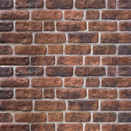 Zidne panele 10 kom. 100 x 50 cm Smeđi cigla EPS pjena - brown brick Cijena