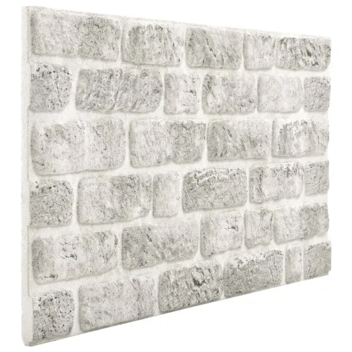 Zidne panele 10 kom. 100 x 50 cm Svjetlosiva EPS pjena - Svjetlosiva Cijena