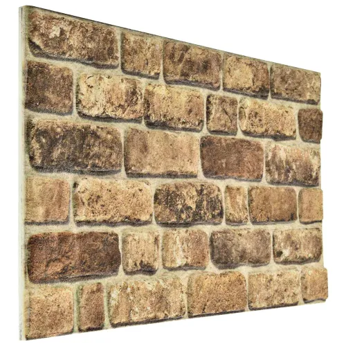 Zidne panele 10 kom. 100 x 50 cm Tamni pijesak EPS pjena - Tamni pijesak Cijena