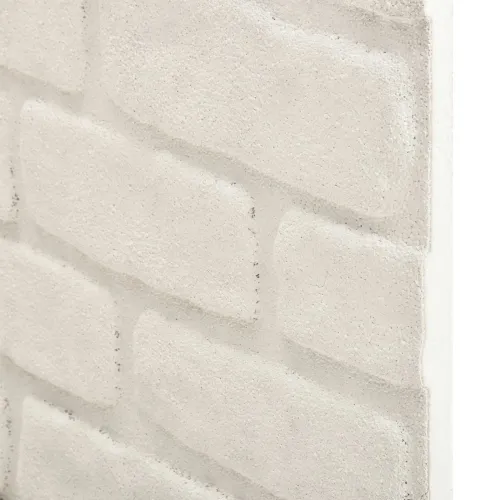 Zidne panele 10 kom. 100 x 50 cm Bijela EPS pjena - Bijela Cijena